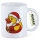 Kaffeetasse Quietscheente Nikolaus Gummiente Weihnachtsmann 330ml