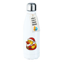 Trinkflasche Quietscheente Nikolaus Gummiente...