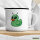 Emaille Tasse Quietscheente Alien Gummiente Ufo 300ml Vintage Emaille Becher