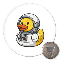 Magnet Quietscheente Astronaut Gummiente Raumfahrer 59mm...