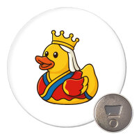 Magnet Quietscheente Königin Gummiente Queen 59mm Kühlschrankmagnet Flaschenöffner