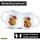 Kaffeetasse Quietscheente Joker Gummiente Hofnarr 330ml