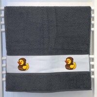 Handtuch Quietscheente Mönch Gummiente Kloster 50x100cm