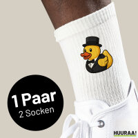 Unisex Socken Quietscheente Bräutigam Gummiente...