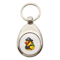 Schlüsselanhänger Quietscheente Pirat Gummiente Freibeuter