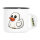 Emaille Tasse Quietscheente Geist Gummiente Halloween 300ml Vintage
