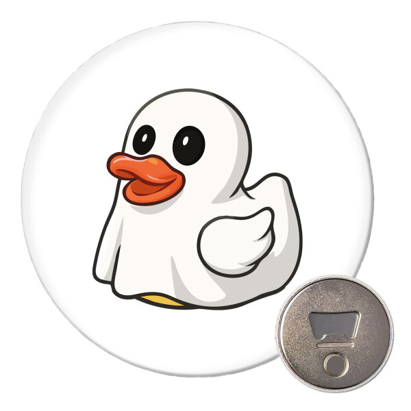 Magnet Quietscheente Geist Gummiente Halloween 59mm Kühlschrankmagnet