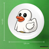 Button Quietscheente Geist Gummiente Halloween