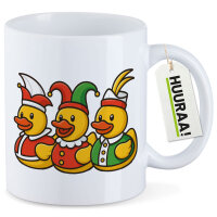 Kaffeetasse Quietscheente Dreigestirn Gummiente Karneval...