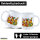 Kaffeetasse Quietscheente Dreigestirn Gummiente Karneval 330ml