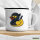 Emaille Tasse Quietscheente Ninja Gummiente Krieger 300ml Vintage