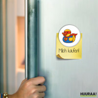 Magnet Quietscheente Superheld Gummiente Hero 59mm...