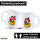 Kaffeetasse Quietscheente Horrorclown Gummiente Gruselclown 330ml