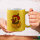 Glitzertasse Quietscheente Horrorclown Gummiente 330ml