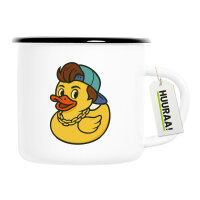 Emaille Tasse Quietscheente 90er Gummiente 90s 300ml Vintage