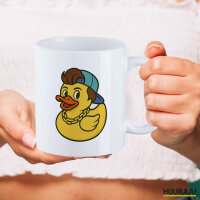 Kaffeetasse Quietscheente 90er Gummiente 90s 330ml