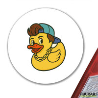 Aufkleber Quietscheente 90er Gummiente 90s 10cm