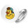 Button Quietscheente 90er Gummiente 90s