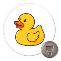 Magnet Quietscheente Gummiente Badeente 59mm Kühlschrankmagnet Flaschenöffner