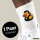 Unisex Socken Quietscheente Vampir Gummiente Blutsauger Baumwolle