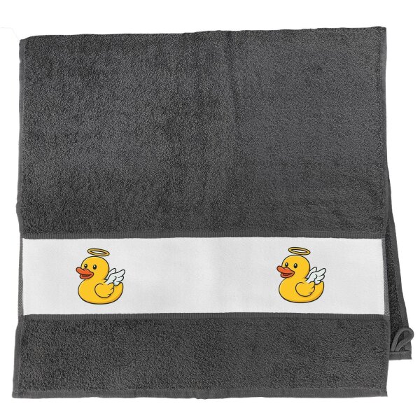 Handtuch Quietscheente Engel Gummiente Angel 50x100cm