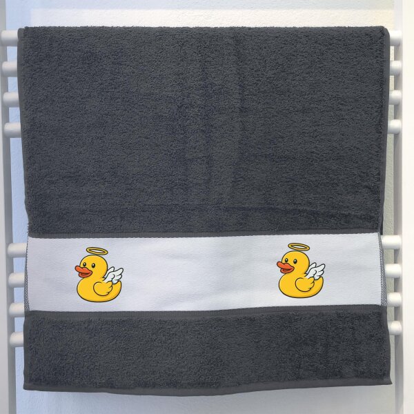 Handtuch Quietscheente Engel Gummiente Angel 50x100cm