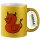 Glitzertasse Quietscheente Teufel Gummiente Luzifer 330ml