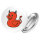 Button Quietscheente Teufel Gummiente Luzifer