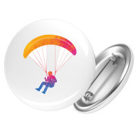 Button Paragliding Gleitschirmfliegen rund