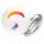 Button Paragliding Gleitschirmfliegen rund