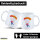 Kaffeetasse Fallschirmspringen bunte Silhouette 330ml
