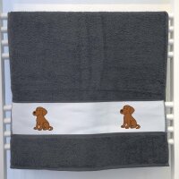 Handtuch Labrador Retriever Chocolate Labbi 50x100cm