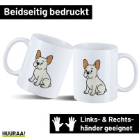 Kaffeetasse Französische Bulldogge Frenchie Comic 330ml