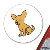 Aufkleber Chihuahua ChiChi Comic 10cm Sticker