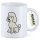 Kaffeetasse Pudel Curly Comic 330ml