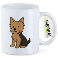 Kaffeetasse Yorkshire Terrier Yorkie Comic 330ml