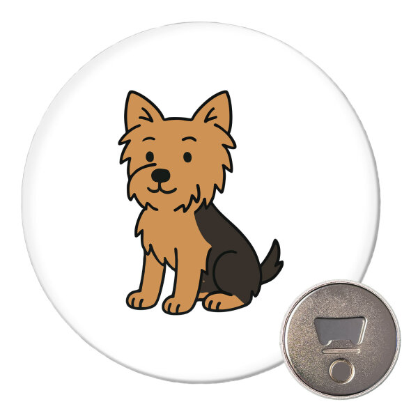 Magnet Yorkshire Terrier Yorkie Comic 59mm Kühlschrankmagnet