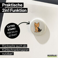 Magnet Yorkshire Terrier Yorkie Comic 59mm Kühlschrankmagnet