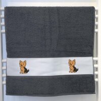 Handtuch Yorkshire Terrier Yorkie Comic 50x100cm
