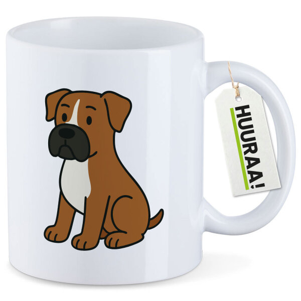 Kaffeetasse Boxer Boxi Comic 330ml