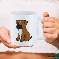 Kaffeetasse Boxer Boxi Comic 330ml