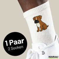 Unisex Socken Boxer Boxi Comic Größe 37/46...