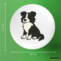 Button Border Collie Border Comic