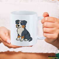 Kaffeetasse Australian Shepherd Aussie Comic 330ml