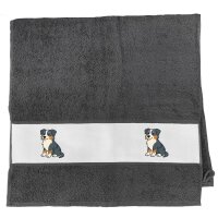 Handtuch Australian Shepherd Aussie Comic 50x100cm