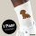 Unisex Socken Kurzhaar Dackel Dachshund Comic Größe 37/46 White Motiv Tennissocken