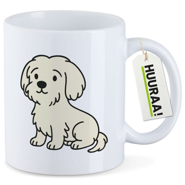 Kaffeetasse Malteser Malti Comic 330ml