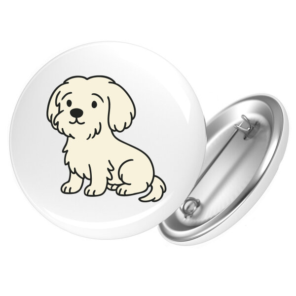 Button Malteser Malti Comic rund