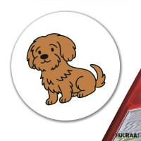 Aufkleber Havaneser Havi Comic 10cm Sticker