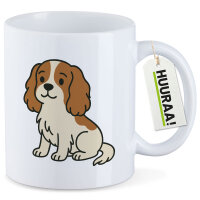 Kaffeetasse Cavalier King Charles Spaniel Cavie Comic 330ml